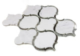 Grace Precious Mirror Arabesque Waterjet Mosaic Wall Tile