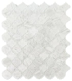 Grace White Arabesque Waterjet Mosaic Wall Tile