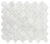 Grace White Arabesque Waterjet Mosaic Wall Tile-Mixed Mosaic-American Tile Depot