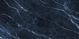 24 X 48 Antique Dark Blue Polished Marble Look Porcelain Tile