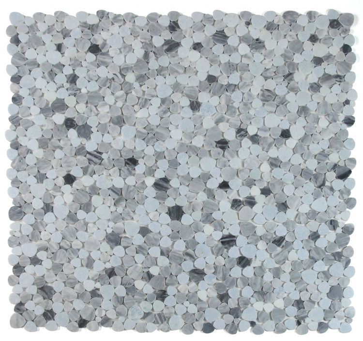 Athena Brigid Cliff Polished Pebble Marble Mosaic Tile-Marble Mosaic-American Tile Depot