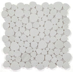 Athena Minerva Dolomite Honed Pebble Marble Mosaic Tile-Marble Mosaic-American Tile Depot