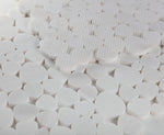 Athena Minerva Dolomite Honed Pebble Marble Mosaic Tile-Marble Mosaic-American Tile Depot