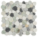 Athena Brigid Grassland Polished Pebble Marble Mosaic Tile-Marble Mosaic-American Tile Depot