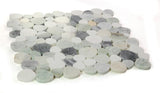 Athena Brigid Grassland Polished Pebble Marble Mosaic Tile-Marble Mosaic-American Tile Depot