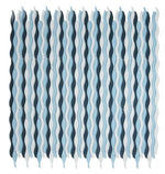 Aqua Blue Glossy Wave Glass Mosaic Tile-Glass Mosaic-American Tile Depot