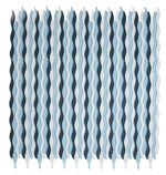 Aqua Blue Glossy Wave Glass Mosaic Tile-Glass Mosaic-American Tile Depot