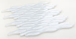 Aqua White Glossy Wave Glass Mosaic Tile-Glass Mosaic-American Tile Depot