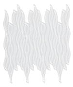 Aqua White Glossy Wave Glass Mosaic Tile-Glass Mosaic-American Tile Depot