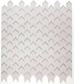 Arrow Ocean Polished Chevron Marble Mosaic Tile-Marble Mosaic-American Tile Depot