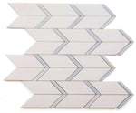 Arrow Ocean Polished Chevron Marble Mosaic Tile-Marble Mosaic-American Tile Depot