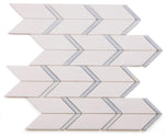 Arrow Ocean Polished Chevron Marble Mosaic Tile-Marble Mosaic-American Tile Depot