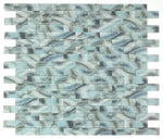 2 x 6 Aesthetic Onyx Ocean Subway Brick Glass Mosaic Wall Tile-Glass Mosaic-American Tile Depot