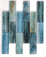 2 x 6 Aesthetic Wood Forest Subway Brick Glass Mosaic Wall Tile-Glass Mosaic-American Tile Depot