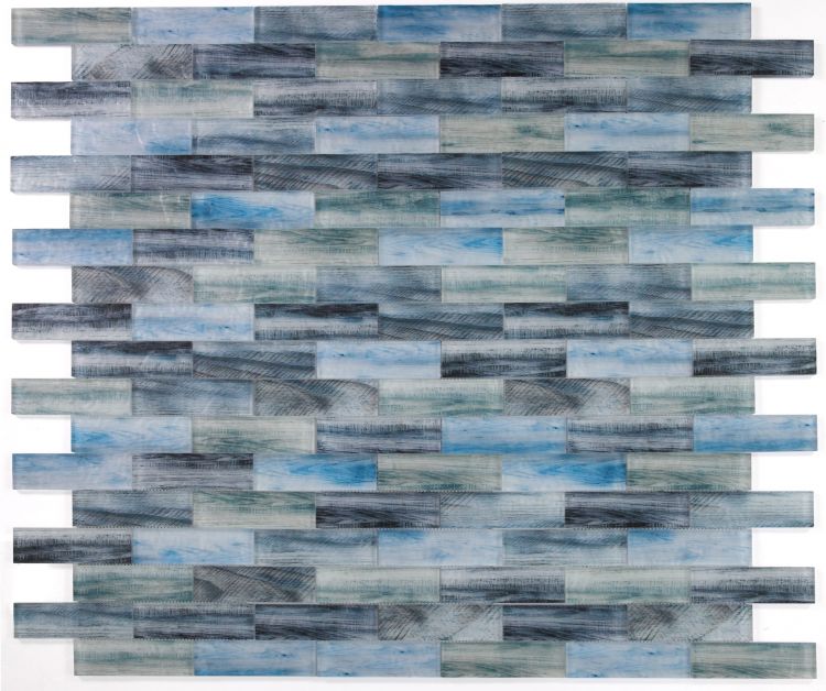 2 x 6 Aesthetic Wood Ocean Subway Brick Glass Mosaic Wall Tile-Glass Mosaic-American Tile Depot