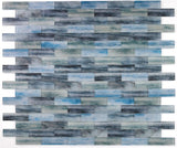 2 x 6 Aesthetic Wood Ocean Subway Brick Glass Mosaic Wall Tile