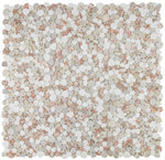 Athena Brigid Rose Polished Pebble Marble Mosaic Tile-Marble Mosaic-American Tile Depot