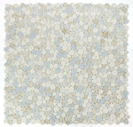 Athena Minerva Sky Polished Pebble Marble Mosaic Tile-Marble Mosaic-American Tile Depot