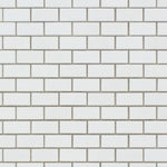 Thassos White Marble Polished Baby Brick Mosaic Tile-Marble Mosaic-American Tile Depot