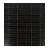 Band Black Matte Linear Porcelain Mosaic Tile