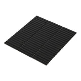 Band Black Matte Linear Porcelain Mosaic Tile