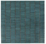 Sample of Band Turquoise Glossy Linear Porcelain Mosaic Tile-Sample-American Tile Depot