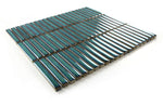 Sample of Band Turquoise Glossy Linear Porcelain Mosaic Tile-Sample-American Tile Depot