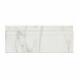 Calacatta Gold Marble Honed Baseboard Trim Molding