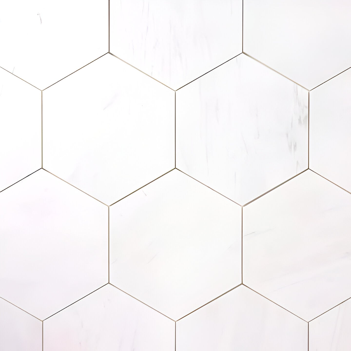 Bianco Dolomite Honed 4" Hexagon Marble Mosaic Tile-Marble Mosaic-American Tile Depot