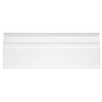 Bianco Dolomite Honed Marble 4 3/4" X 12" Baseboard Trim Molding-Marble Molding/Trim-American Tile Depot