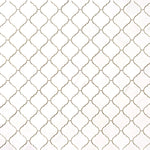 Bianco Dolomite Polished 3" Lantern Arabesque Marble Mosaic Tile-Marble Mosaic-American Tile Depot