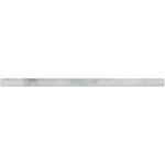 Bianco Venatino (Bianco Mare) Marble Polished 1/2 X 12 Pencil Liner-Marble Molding/Trim-American Tile Depot