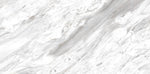 24 X 48 Bianco Carrara Polished Marble Look Porcelain Tile-Porcelain Tile Large Formate-American Tile Depot