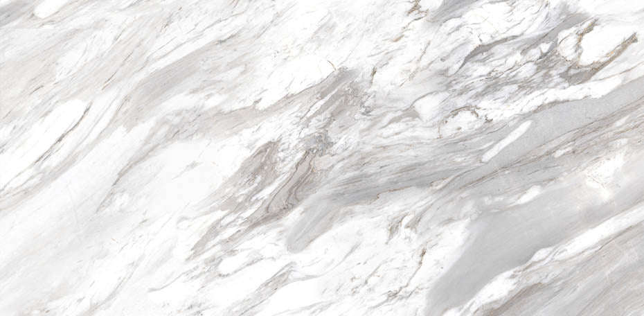 24 X 48 Bianco Carrara Polished Marble Look Porcelain Tile-Porcelain Tile Large Formate-American Tile Depot