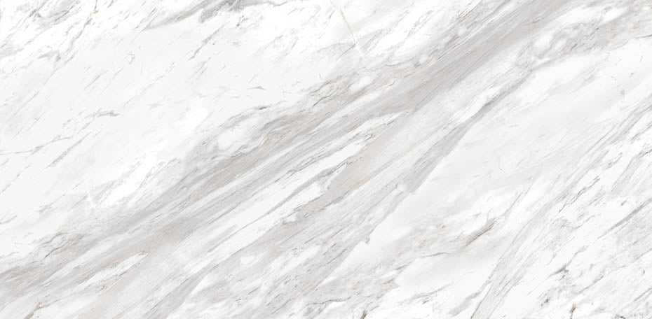 24 X 48 Bianco Carrara Polished Marble Look Porcelain Tile-Porcelain Tile Large Formate-American Tile Depot