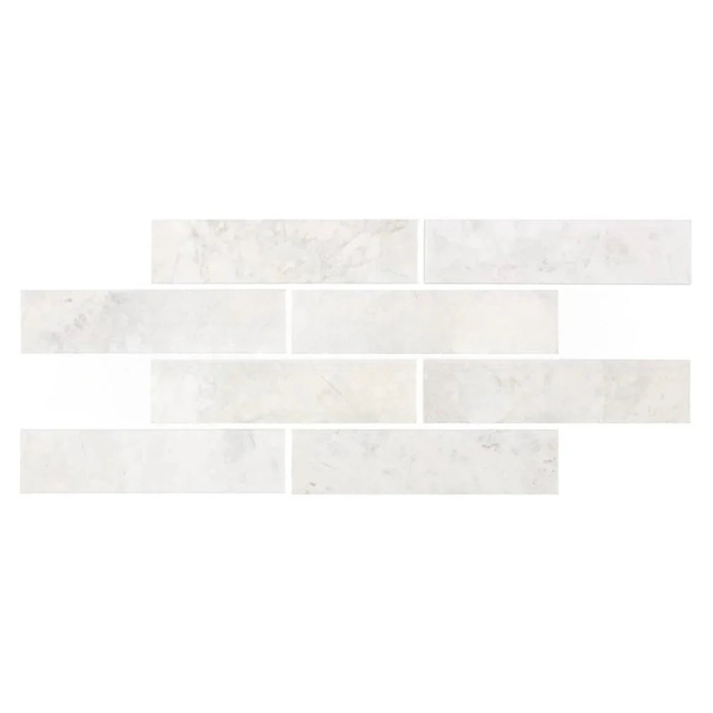 2 X 8 Bianco Congelato Dolomite Leathered Tile