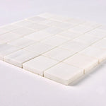 2 X 2 Bianco Dolomite Polished Marble Mosaic Tile-Marble Mosaic-American Tile Depot