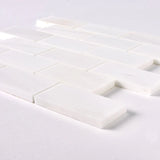 2 X 4 Bianco Dolomite Polished Brick Marble Mosaic Tile