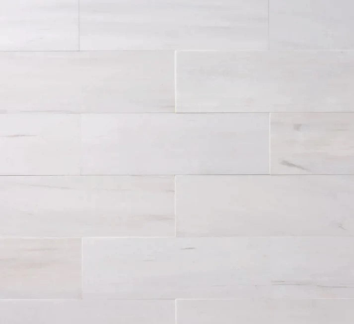 2 X 8 Bianco Dolomite Polished Marble Field Tile-Marble Tile-American Tile Depot