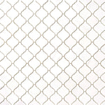 Bianco Dolomite Honed 3" Lantern Arabesque Marble Mosaic Tile-Marble Mosaic-American Tile Depot