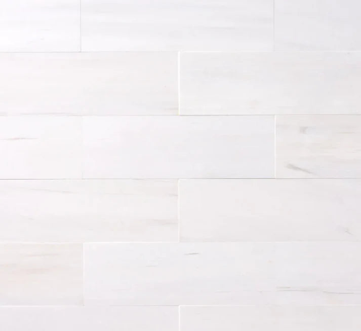 3 X 6 Bianco Dolomite Honed Marble Field Tile-Marble Tile-American Tile Depot