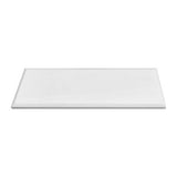 4 X 12 Bianco Dolomite Polished & Beveled Marble Field Tile