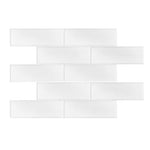 4 X 12 Bianco Dolomite Polished & Beveled Marble Field Tile-Marble Tile-American Tile Depot