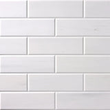 4 X 12 Bianco Dolomite Polished & Beveled Marble Field Tile