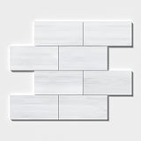 6 X 12 Bianco Dolomite Polished Marble Field Tile