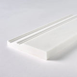 Bianco Dolomite Polished Marble 4 3/4" X 12" Baseboard Trim Molding-Marble Molding/Trim-American Tile Depot