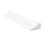 Bianco Dolomite Honed Marble 2 X 12 Milano Molding Trim-Marble Molding/Trim-American Tile Depot