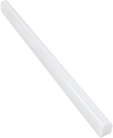 Bianco Dolomite Polished Marble 1/2 X 12 Pencil Liner