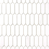 Bianco Dolomite Honed Picket Marble Mosaic Tile