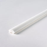 Bianco Dolomite Polished Marble 1 X 12 Quarter - Round Trim Molding